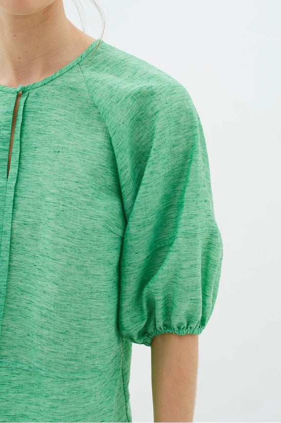 InWear HerenaIW Blouse - Emerald Green Sleeve
