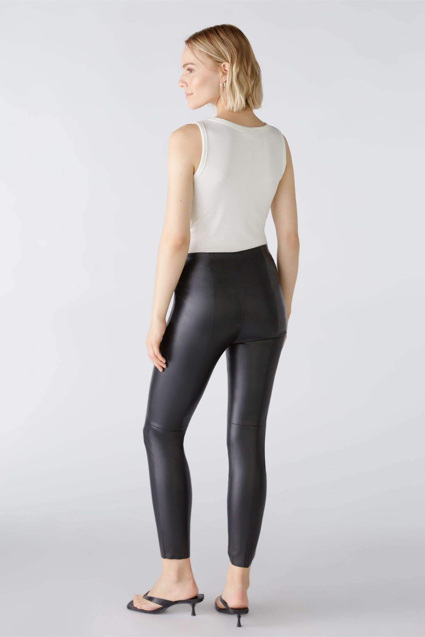 OUI - Jeggings in Leather Look