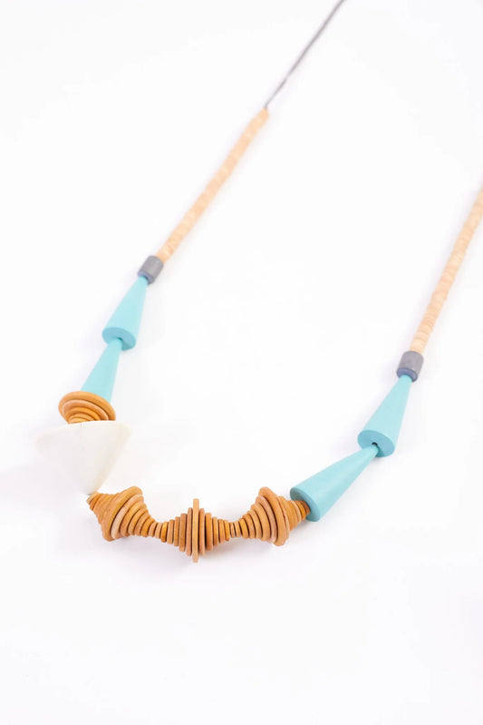 NAYA - Necklace with Colour Triangle Trims