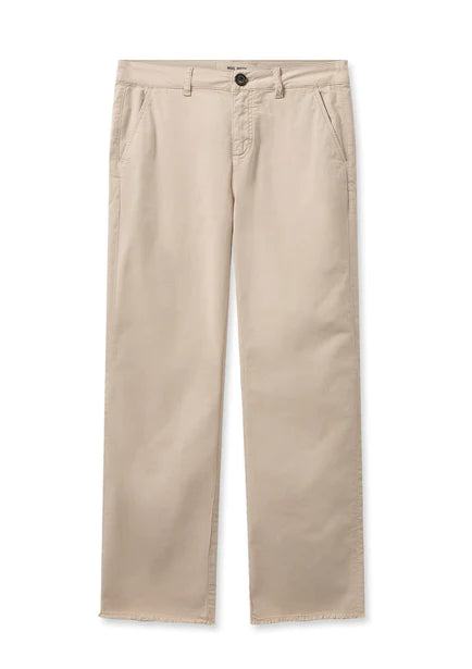 Mos Mosh - MMClarissa Chino Pant cement ankle front